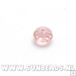 Facet kraal donut 8x6mm (roze)