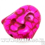 Turquoise kraal buddha 20mm (roze)