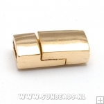 Magneetslot tbv plat leer 10mm (goud)