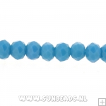 Facetkraal 4x3mm (blauw)