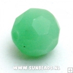 Facet kraal rond 12mm (groen)