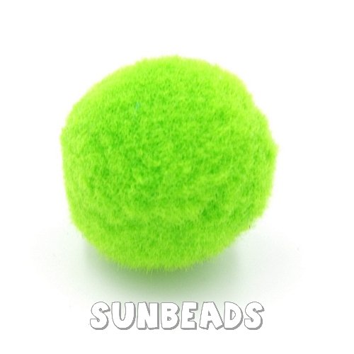 Pompons 16mm (appelgroen) - Klik op de afbeelding om het venster te sluiten