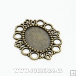 Metalen tussenstuk 40mm (oud goud)