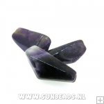 Halfedelsteen langwerpig brokje (amethyst)