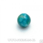 Halfedelsteen rond 14mm (turquoise)