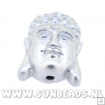 Resin kraal buddha 24mm (zilver)