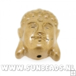 Resin kraal buddha 24mm (brons)