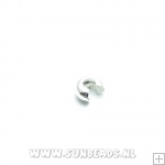 Knijpkraalverbergers 5mm (zilver)