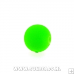 Glaskraal rond 10mm (neongroen)