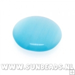 Plaksteen rond 20mm (turquoise)